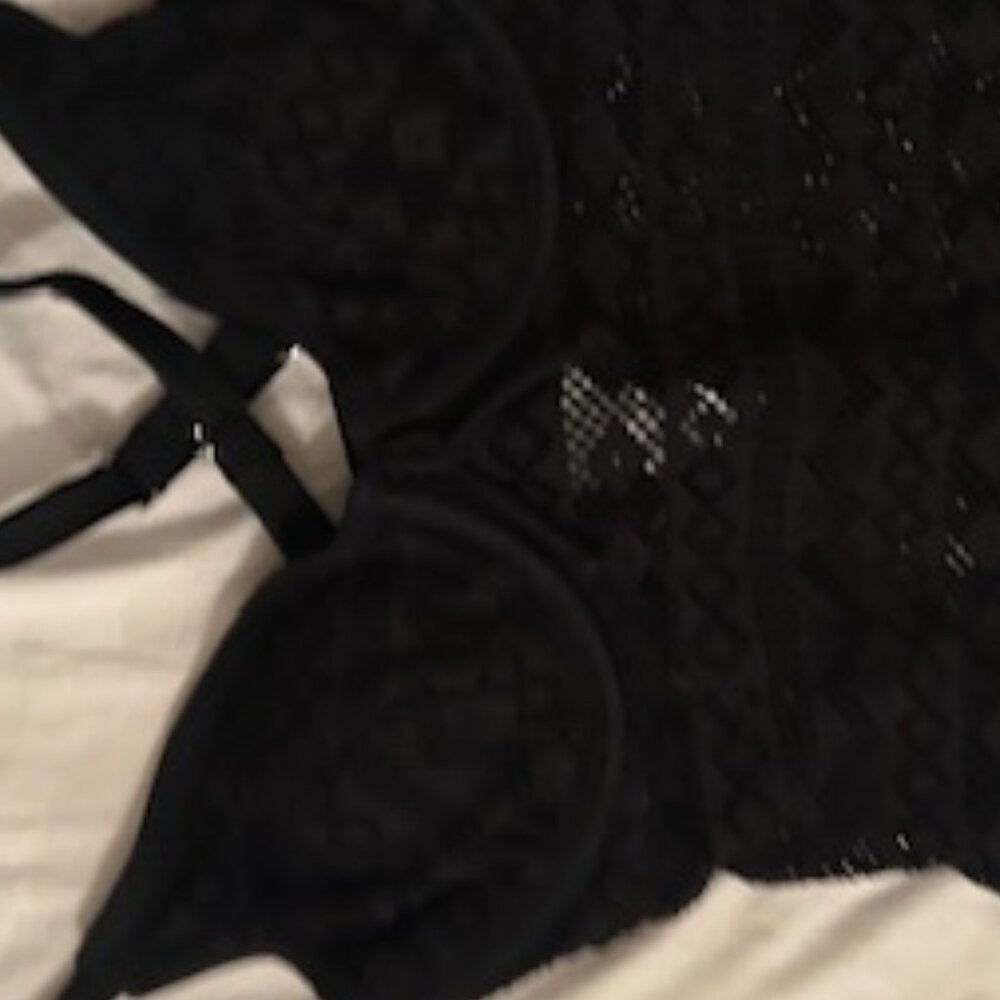 NEW size small womens bikini top black   swim suit swimming tank - Picture 3 of 4